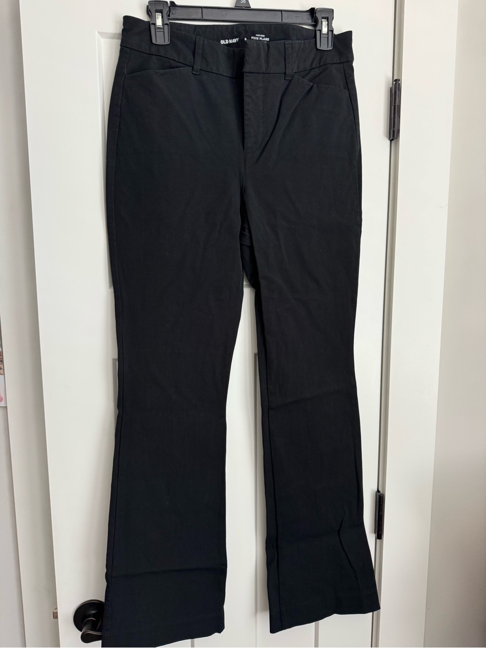 Old Navy Black Pixie Flare Pants